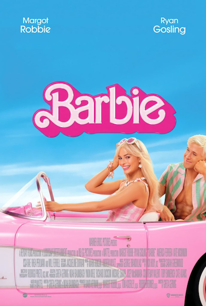 Movie poster for Barbie. Click to read Greenlight Coverage’s script analysis.
