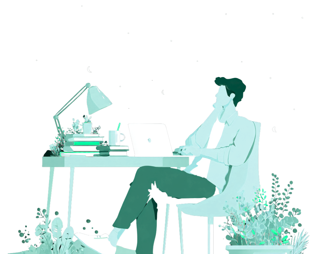 Writer reading screenplay